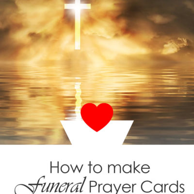 Funeral prayer cards