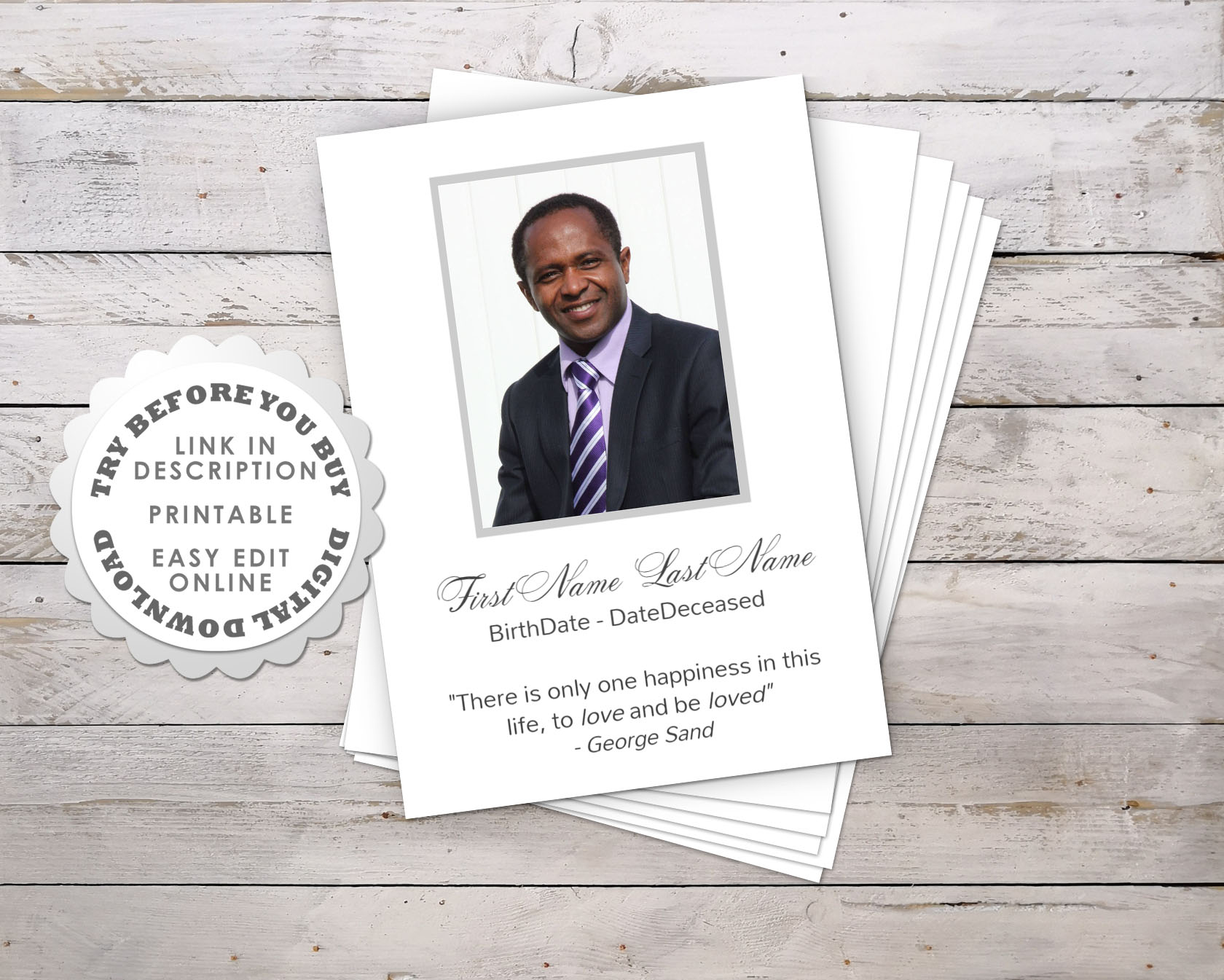 Modern Funeral Prayer Card Template • Funeral Potatoes With Regard To Memorial Cards For Funeral Template Free