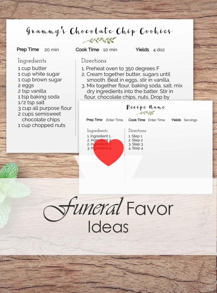 funeral favors