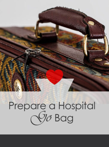 Hospital Go bag for seniors